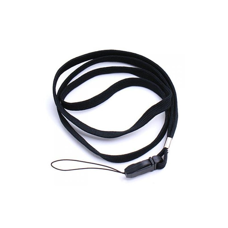 16 Inch Neck Strap/Cord Lanyard for Mp3 MP4 Cell Phone Camera USB Flash Drive ID Card--Black