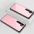 HUAWEI P30 Pro Simple Solid Color Acrylic Backboard   TPU Soft Edge Anti scratch Anti fall Protective Back Case white