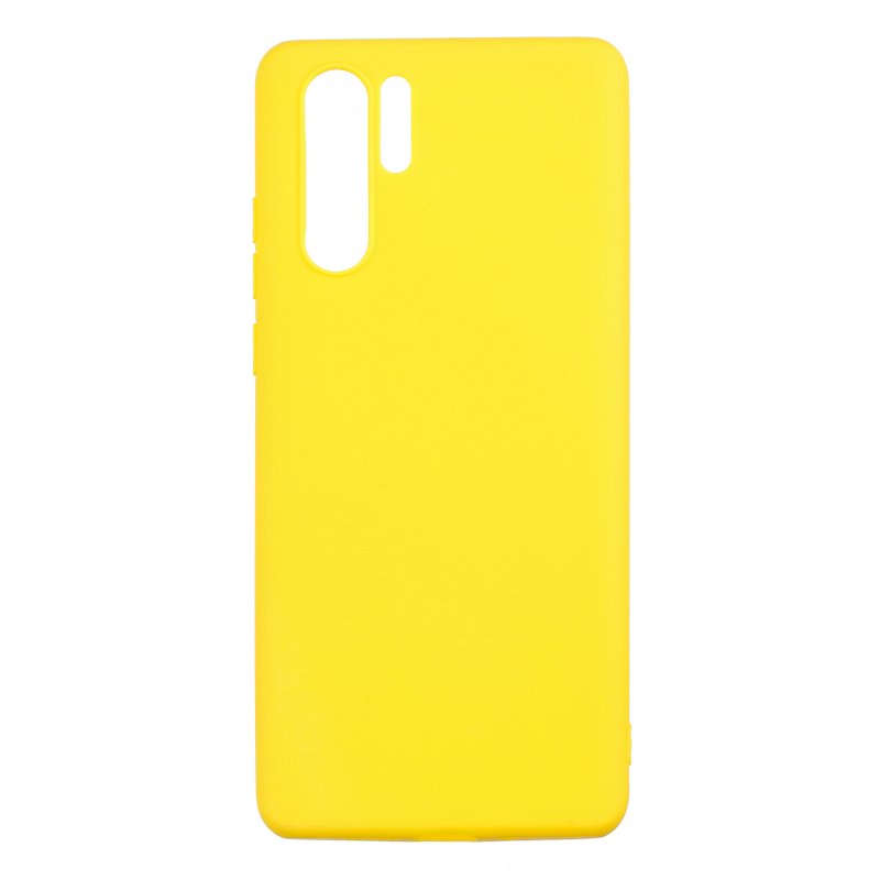 HUAWEI P30 pro Lovely Candy Color Matte TPU Anti-scratch Non-slip Protective Cover Back Case yellow