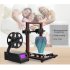 HUAXU X1 3D Printer   0 1mm High Precision 0 200 s Fast Speed Printing LCD Screen 3D Printer Red