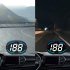 HUD Heads Up Display For Car GPS BDS Dual mode Direction Compass Overspeed Alarm Function USB Powered Speed Gauge With Sunshade For All Vehicle KM H kilometers
