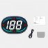 HUD Heads Up Display For Car GPS BDS Dual mode Direction Compass Overspeed Alarm Function USB Powered Speed Gauge With Sunshade For All Vehicle MPH Miles