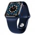 HW12 HW16 Full Screen Smart Watch 44mm 40mm Men Women Multifunction Smartwatch blue