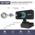 HXSJ S90 HD Webcam 720P Web Cam 360 Degree Rotating PC Camera Video Call Recording with Noise Reduction Microphone for PC
