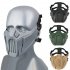 Half Face Mask Protective Mask Outdoor Game Mask ArmyGreen One size