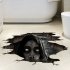 Halloween  Atmosphere  Decorative  Stickers Self adhesive Horror Stciker For Wall Floor 30 90cm 2pcs