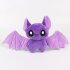 Halloween Bat Plush Doll Cute Cartoon Anime Plushies Soft Stuffed Plush Toys For Kids Gifts Home Decor Purple