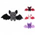 Halloween Bat Plush Doll Cute Cartoon Anime Plushies Soft Stuffed Plush Toys For Kids Gifts Home Decor Purple