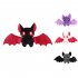 Halloween Bat Plush Doll Cute Cartoon Anime Plushies Soft Stuffed Plush Toys For Kids Gifts Home Decor Purple