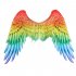 Halloween Carnival Decoration Rainbow Color Angel Big Wing Rainbow angel wings