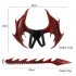 Halloween Carnival Kids Dress Up Toy Dragon Wings Tail Set Child red wings tail