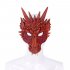Halloween Carnival Party PU Foam 3D Animal Dragon Mask Black dragon mask