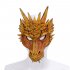 Halloween Carnival Party PU Foam 3D Animal Dragon Mask Black dragon mask