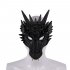 Halloween Carnival Party PU Foam 3D Animal Dragon Mask Yellow dragon mask
