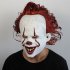 Halloween Clown Back Spirit 2 Pennywise Latex Mask Dress Up Props Smiley glow