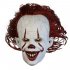 Halloween Clown Back Spirit 2 Pennywise Latex Mask Dress Up Props Smiley glow