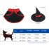 Halloween Costume Cat Cloak With Devil Horn Hat Funny Witch Cape Cute Cat Dog Clothes For Halloween Cosplay Party Suit  hat   cloak  L