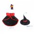 Halloween Costume Cat Cloak With Devil Horn Hat Funny Witch Cape Cute Cat Dog Clothes For Halloween Cosplay Party Suit  hat   cloak  L