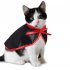 Halloween Costume Cat Cloak With Devil Horn Hat Funny Witch Cape Cute Cat Dog Clothes For Halloween Cosplay Party Suit  hat   cloak  L
