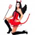 Halloween Costume Set Black Angel Wings Devil Fork Devil Horn For Children Headband Cosplay Props small black