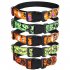 Halloween Cotton Dog Collar Heavy Duty Fall Dog Collar Durable Soft Fabric Pet Dog Collar For Small Medium Large Dog little spider    Size L  2 5 38 60 cm