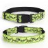 Halloween Cotton Dog Collar Heavy Duty Fall Dog Collar Durable Soft Fabric Pet Dog Collar For Small Medium Large Dog little spider    Size L  2 5 38 60 cm