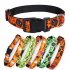 Halloween Cotton Dog Collar Heavy Duty Fall Dog Collar Durable Soft Fabric Pet Dog Collar For Small Medium Large Dog little spider    Size L  2 5 38 60 cm
