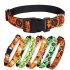 Halloween Cotton Dog Collar Heavy Duty Fall Dog Collar Durable Soft Fabric Pet Dog Collar For Small Medium Large Dog little spider    Size L  2 5 38 60 cm