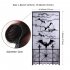 Halloween Curtain Lace Spider Web Bat Pattern Window Curtain for Halloween Party Decor Black
