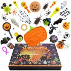 Halloween Decompression Toys Set Pumpkin Bat Skull Squishy Toys