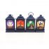 Halloween Decoration Colored Drawing Light Pendant Bar Desktop Decoration Layout Small Projects Witch
