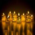Halloween Decoration Creative Halloween Simulation Candle Light for Home Party Bar Atmosphere Lamp Candle green small