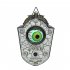 Halloween Decoration Eyeball Doorbell Haunted House Animated Doorbell With Sound Effects Trick Or Treat Party Props white crack