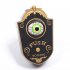 Halloween Decoration Eyeball Doorbell Haunted House Animated Doorbell With Sound Effects Trick Or Treat Party Props white crack