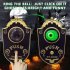 Halloween Decoration Eyeball Doorbell Haunted House Animated Doorbell With Sound Effects Trick Or Treat Party Props white crack