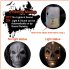 Halloween  Decoration Scene Prop Voice Control Light Emitting Sound Scary Hanging Ghost Black