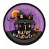 Halloween  Decoration  Set For Haunted House Decoration Banner Paper Cup Disposable Paper Plate Halloween 9 piece set