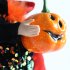 Halloween Decorations Headless  Doll Gnome Sequined Pumpkin Ornament Home Kitchen Decor Tray Decorations Black