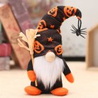 Halloween Decorations Broom-lifting Placard-raising Gnome Faceless Doll Halloween Venue Layout Props For Party X-Y25 Broom-lifting O