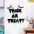 Halloween English Wall Sticker DIY Room Wall Decals Home Party Decor AFH2102