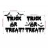 Halloween English Wall Sticker DIY Room Wall Decals Home Party Decor AFH2101