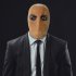 Halloween Evil Faceless Man Latex Mask Horror Funny Skeleton Faceless Alien Headgear