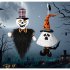 Halloween Ghost  Pendant Haunted House Hanging Decorative  Ornaments Prop Short hat
