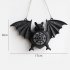 Halloween Glowing Bat Colorful Gradient Bat Lamp Hanging Ornament Pendant Party Scary Props For Home Decor Glowing Bat