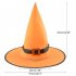 Halloween Glowing Witch Hat Lighting Head wear for Outdoor Cosplay Props Black