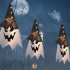 Halloween Hanging Luminous Pendant Dress Up Glowing Wizard Hat Lamp Horror Props Party Supplies For Home Decor Large