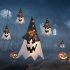 Halloween Hanging Luminous Pendant Dress Up Glowing Wizard Hat Lamp Horror Props Party Supplies For Home Decor Large