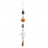 Halloween Hanging Ornaments With Tassels Wooden Beads Pumpkin Bat Gnome Wooden Pendant For Trick Or Treat Party Decor ghost