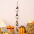 Halloween Hanging Ornaments With Tassels Wooden Beads Pumpkin Bat Gnome Wooden Pendant For Trick Or Treat Party Decor ghost