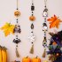 Halloween Hanging Ornaments With Tassels Wooden Beads Pumpkin Bat Gnome Wooden Pendant For Trick Or Treat Party Decor ghost